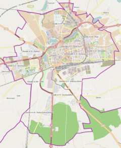 Localização de Gniezno na Polónia