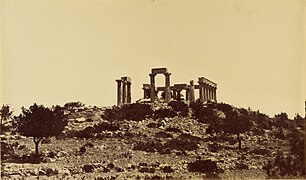 Greece. Греция Эгине. Храм Афины Афайи (Юпитера) ~1880 6723.jpg