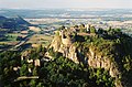 Burgruine Hohentwiel vom Flugzeug aus