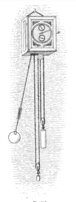 illustration of Huygens' clock mechanism