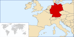 Localización de Alemania