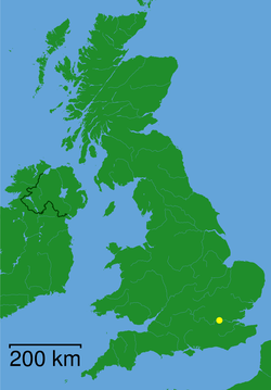 Location of लंदन की स्थिति