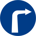Turn right ahead