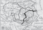 Thumbnail for File:Map of the Edirne Vilayet and Its Constituent Sanjaks in 1869 with Superimposed Borders of Modern Turkey.png