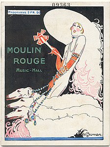 Moulin Rouge poszter Charles Gesmar (1925)