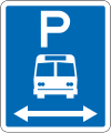 (R6-53.1) Bus Parking: No Limit (on both sides of this sign)