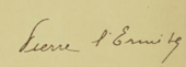 signature d'Edmond Loutil