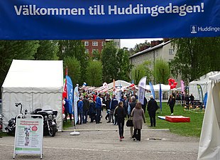 Huddingedagen i parken, maj 2019.