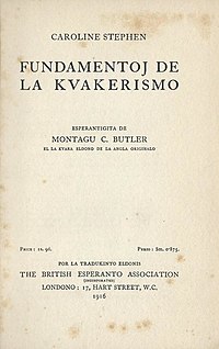 Fundamentoj de la Kvakerismo