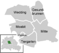 Die Ortsteile im Bezirk Mitte von Berlin