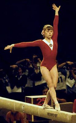 Елена Мухина на Чемпионате мира 1978 года