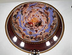 Image of the Holy Trinity at the basilica dome