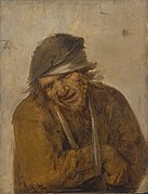 Joos van Craesbeeck - A peasant grimacing with his arm in a sling.jpg