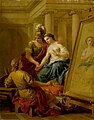 "Apeles se enamoró de la amante de Alejandro Magno", de Lagrenee Louis Jean
