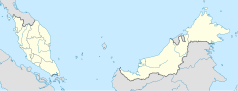 Mapa konturowa Malezji, na dole po lewej znajduje się punkt z opisem „MKZ”