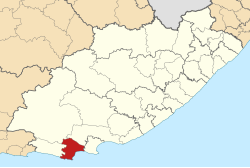 Location in the Eastern Cape