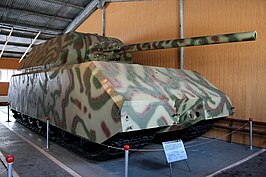 Maus in het Tankmuseum van Koebinka