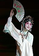 Intérprete de ópera Kun Qu en Pekín - China.