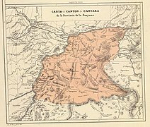 Cantón Caycara (1840), hoy parte occidental del Estado Bolívar.