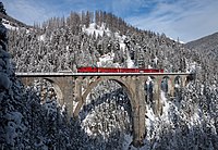 Wiesenský viadukt, Švýcarsko, vítězná fotografie roku 2013