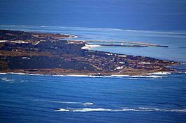 Robbeneiland, gezien vanaf de Tafelberg