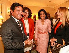 Satawake, First Lady Candida Montilla de Medina, and Campos.jpg