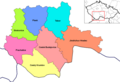 South Bohemia districts