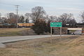 The sign for Wyocena on WIS 22