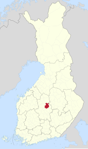 Äänekoski – Localizzazione