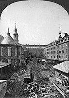 Buildings and grounds of the Congregation de Notre Dame, Montreal, QC, asi 1885