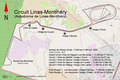 Entire map of the Autodrome de Linas-Montlhéry - 12.500 km (7.767 mi)