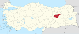 Localisation de Tunceli
