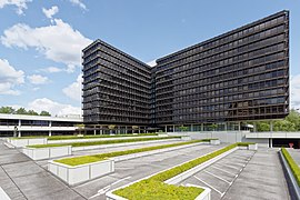 My Quality image No. 300, and a quite special one. It was Rank 74 among the german top 100 during WLM 2015, but it needed two reviews, to be finally promoted as a QI in 2017. It shows a classic modern office building in the rapidly changing commercial area City Nord in Hamburg.