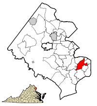 موقعیت گرووتون، ویرجینیا در نقشه