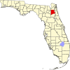 Localização do Condado de Clay (Flórida)