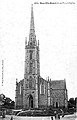 L'église paroissiale vers 1920 (carte postale).