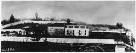 La prison de l'île McNeil vers 1890