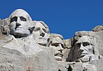 Mount Rushmore: Washington, Jefferson, T. Roosevelt, Lincoln, 1927–41