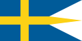 Sveriges örlogsflagga Swedish military ensign