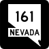 State Route 161 marker