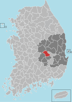 Lokasi di korea selatan