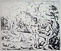 Paul Cézanne - Baigneurs (Grande planche)