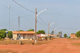 View of the village of Planalto do Araguaia, Bom Jesus do Araguaia (Mato Grosso)