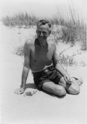 Portrait de Eugene O'Neill à Sea Island en 1936.