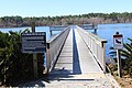 Straight down long pier