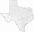 Location in Texas/Ubicación en Texas