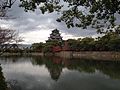 広島城本丸に接する内堀