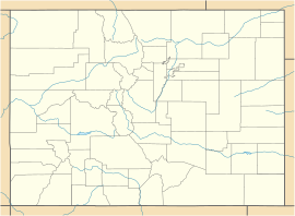 Poloha mesta Denver v rámci federálneho štátu Colorado
