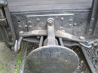 Balancing lever in front of the buffer beam