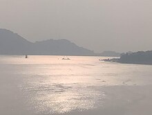 Bank of Brahmaputra River in Guwahati.